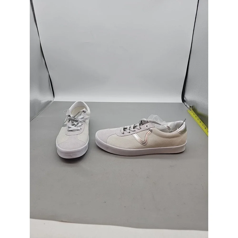 Vans‎ Sport Low High Shine Gray Blanc De Blanc Men's 9.5/Women's 11 Suede New